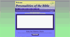 Desktop Screenshot of personalitiesofthebible.org